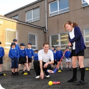 ClubGolf gives young people a fantastic opportunity to try golf. The programme is first delivered to children in Primary 5 at schools across Scotland.
