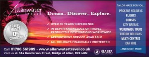 Allan Water Travel is an independent franchise with more choice and flexibility for your needs